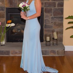 Baby Blue prom dress